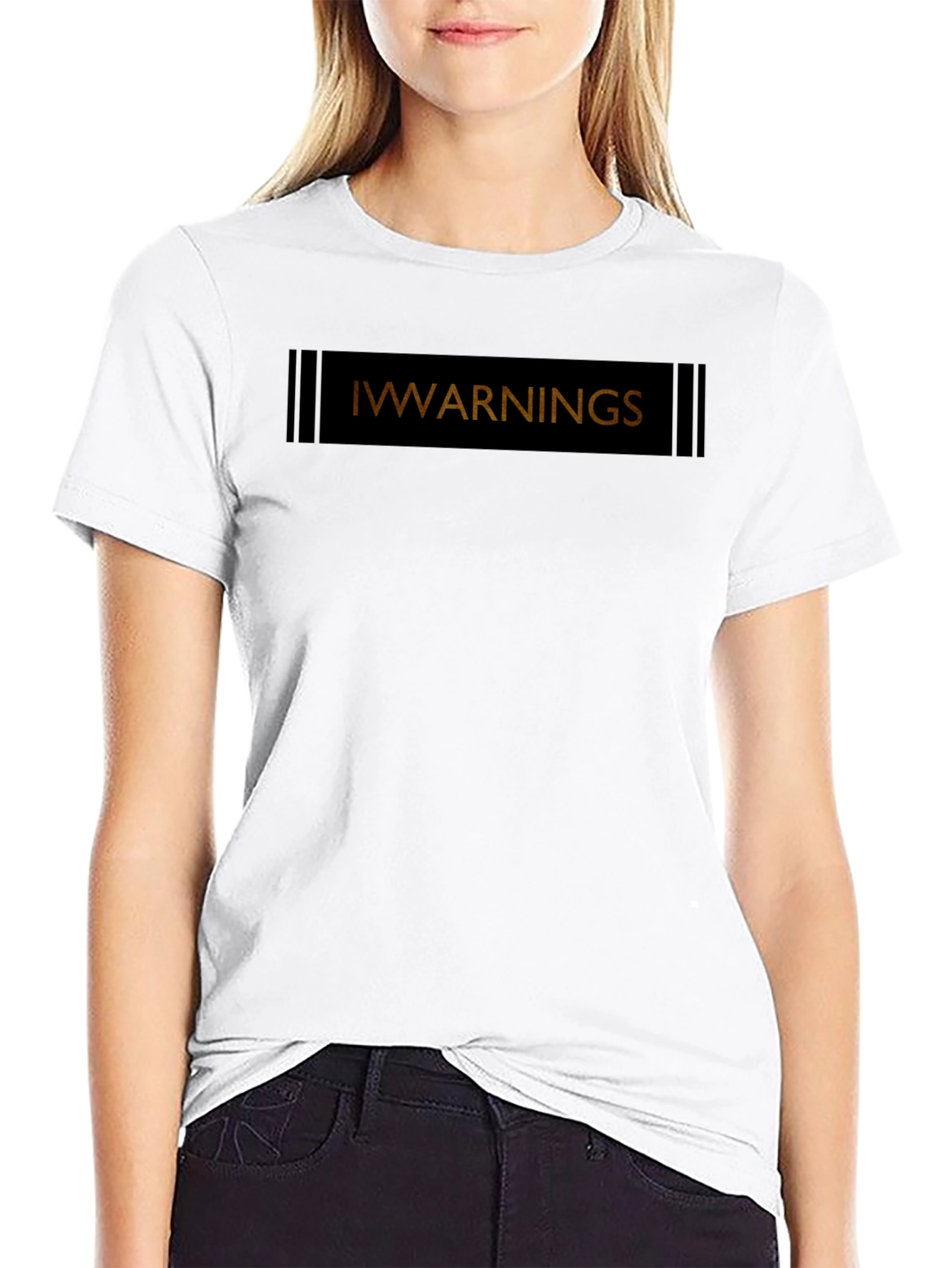 IWWarnings Black T-Shirt - Casual Wear