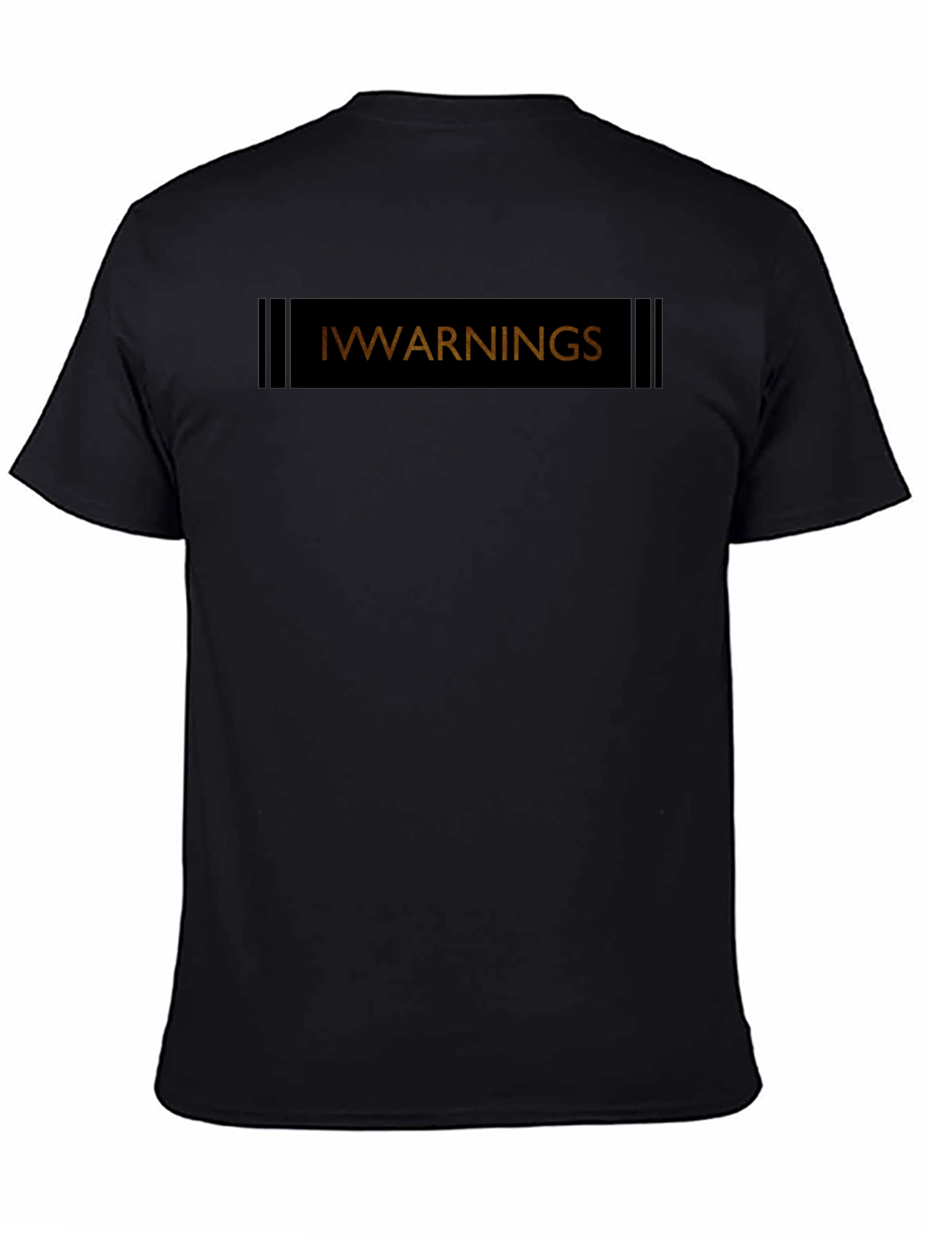 IWWarnings Black T-Shirt - Casual Wear