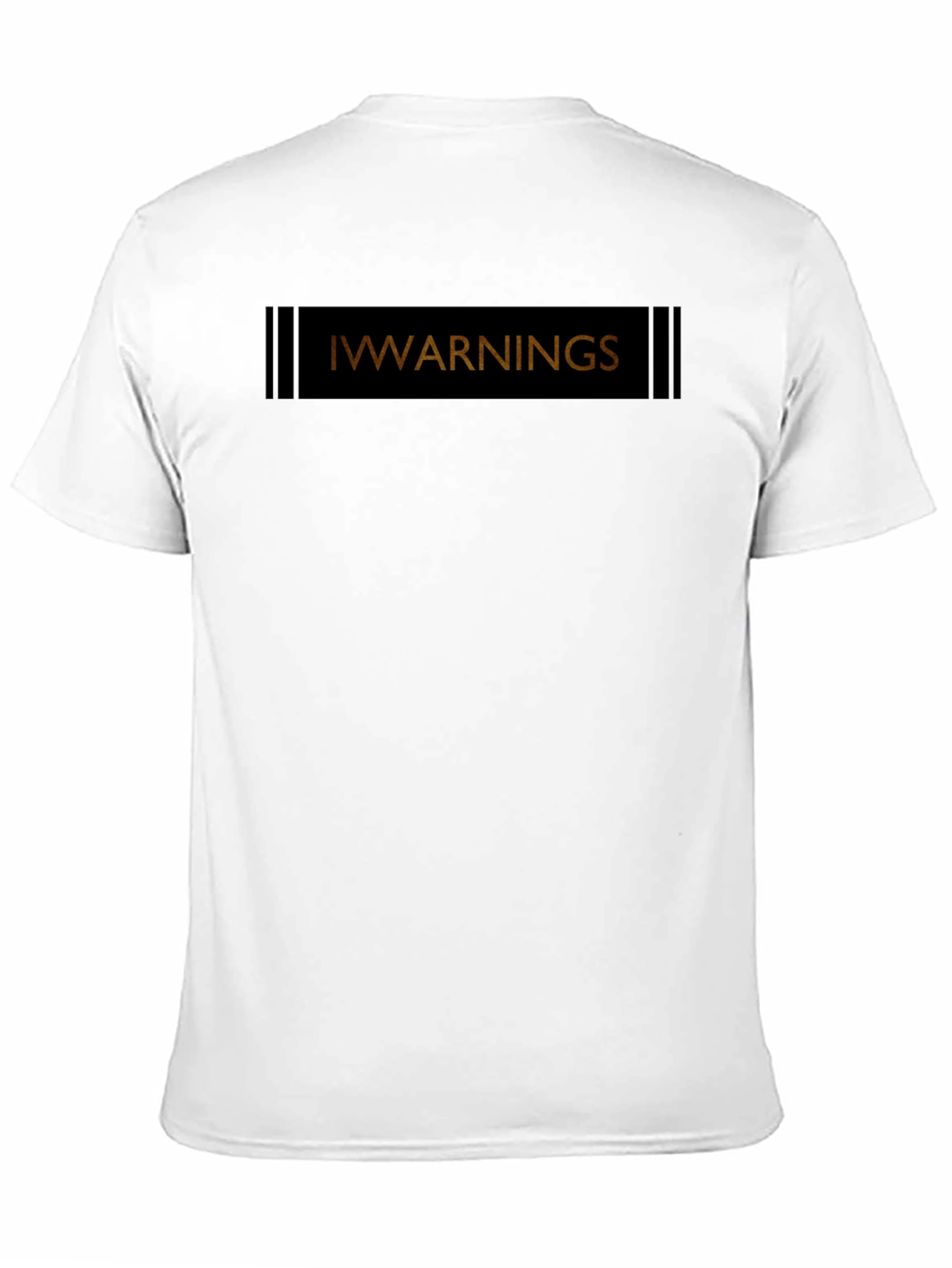 IWWarnings Black T-Shirt - Casual Wear