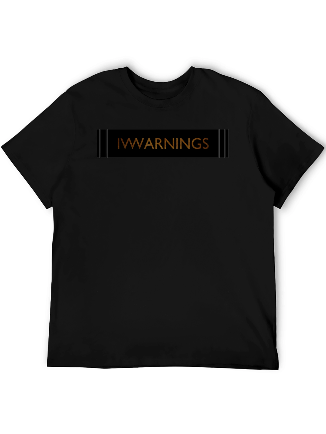IWWarnings Black T-Shirt - Casual Wear