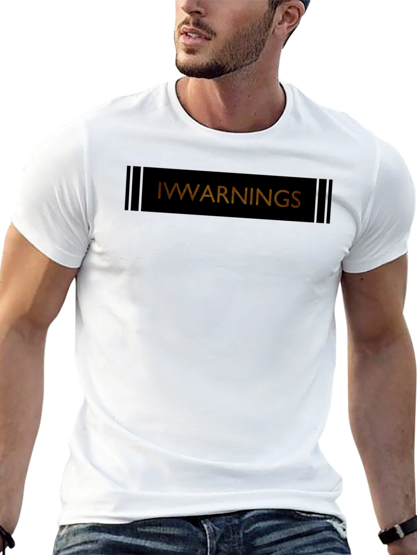 IWWarnings Black T-Shirt - Casual Wear