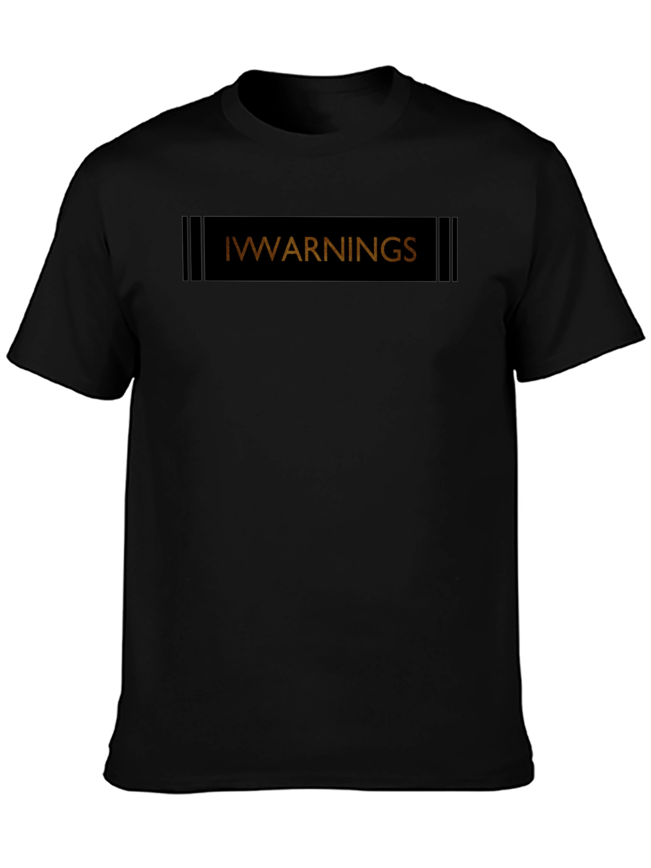 IWWarnings Black T-Shirt - Casual Wear
