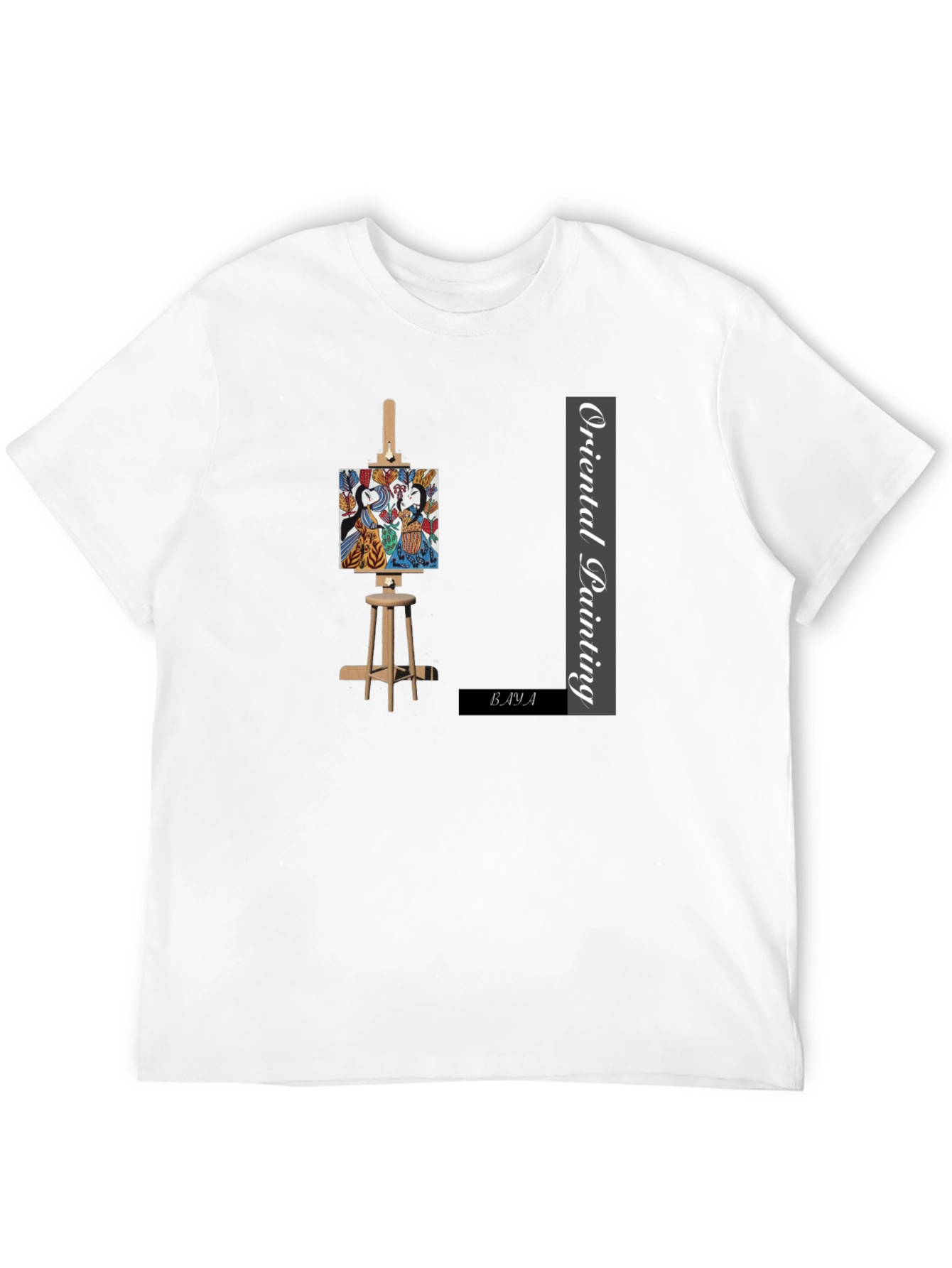 Oriental Painting Graphic T-Shirt