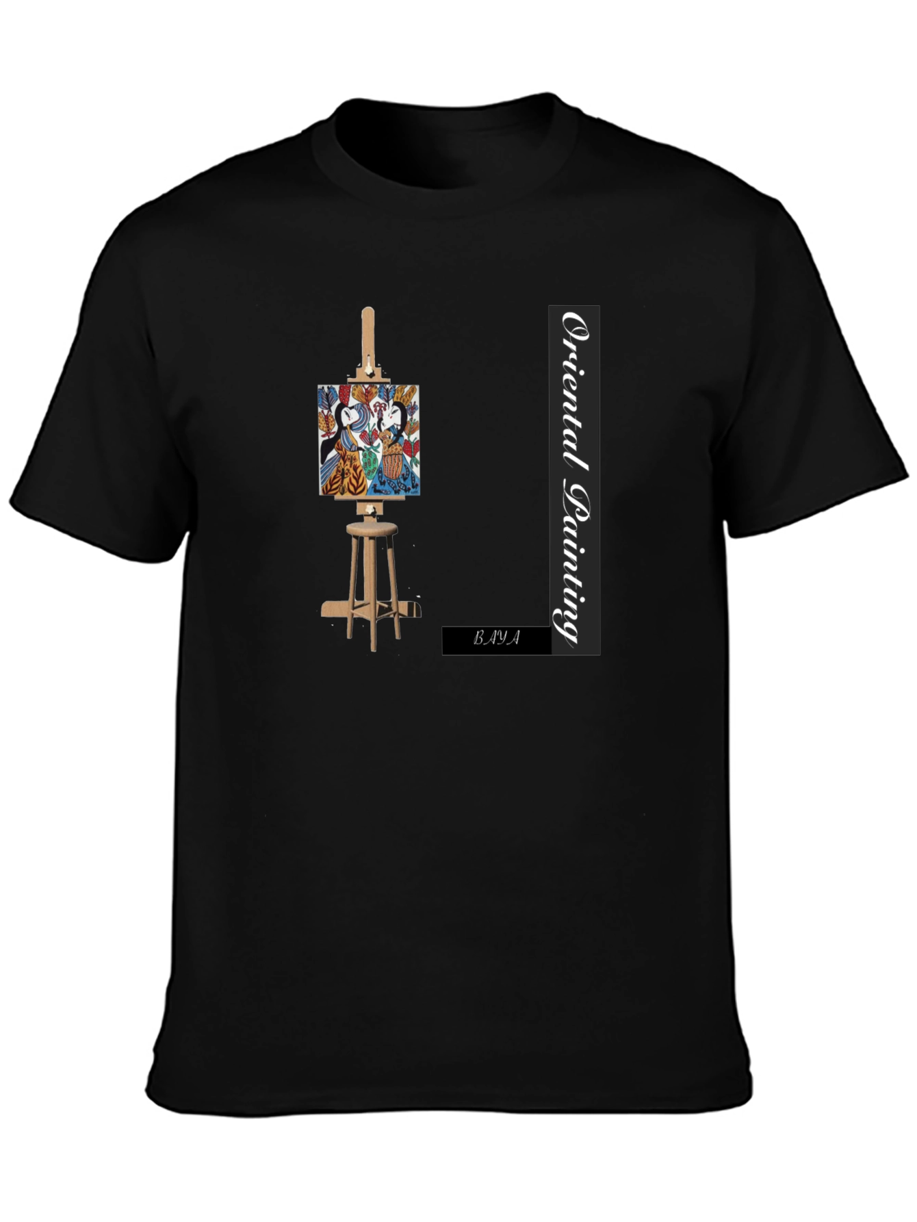 Oriental Painting Graphic T-Shirt
