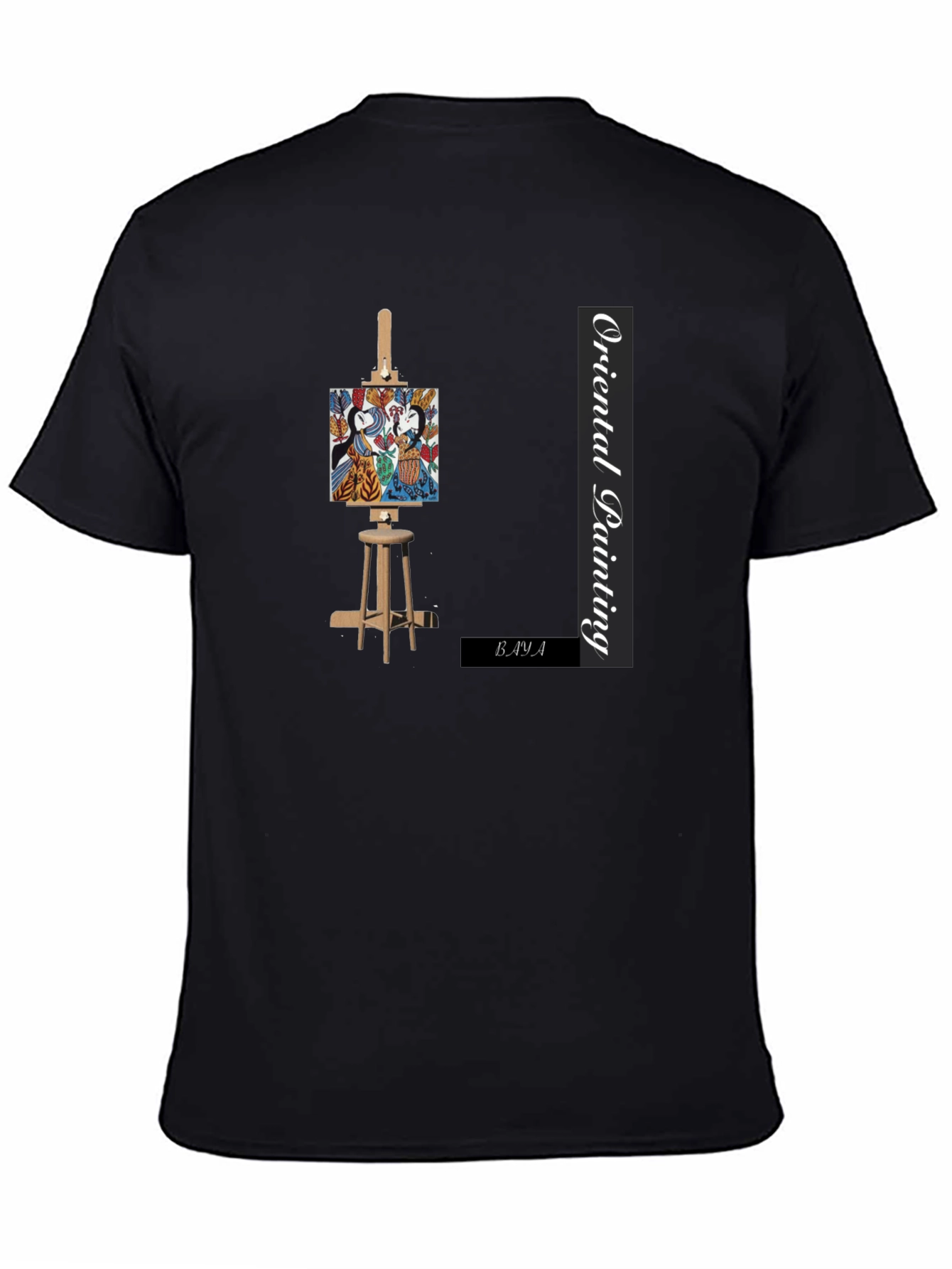 Oriental Painting Graphic T-Shirt