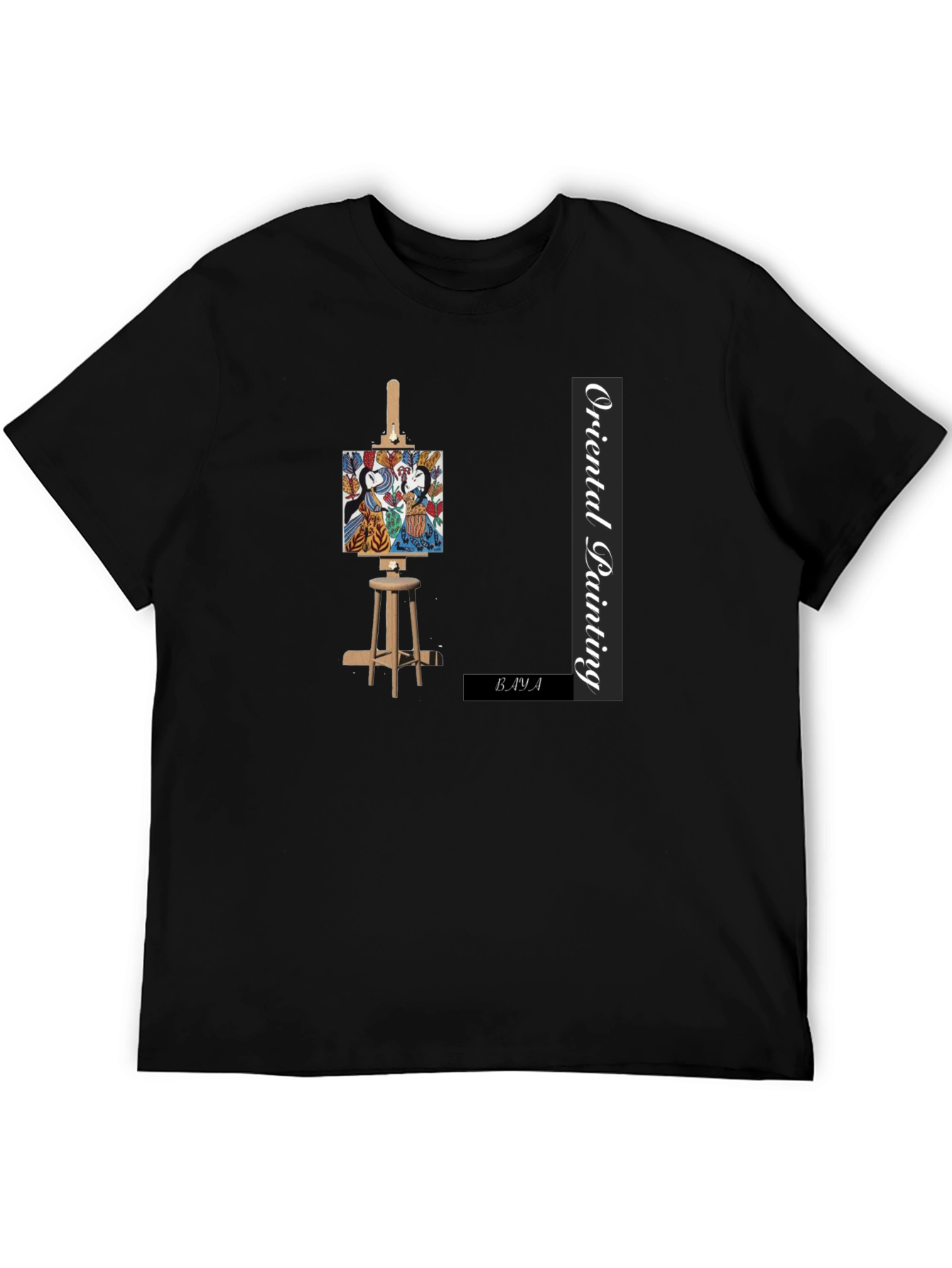 Oriental Painting Graphic T-Shirt