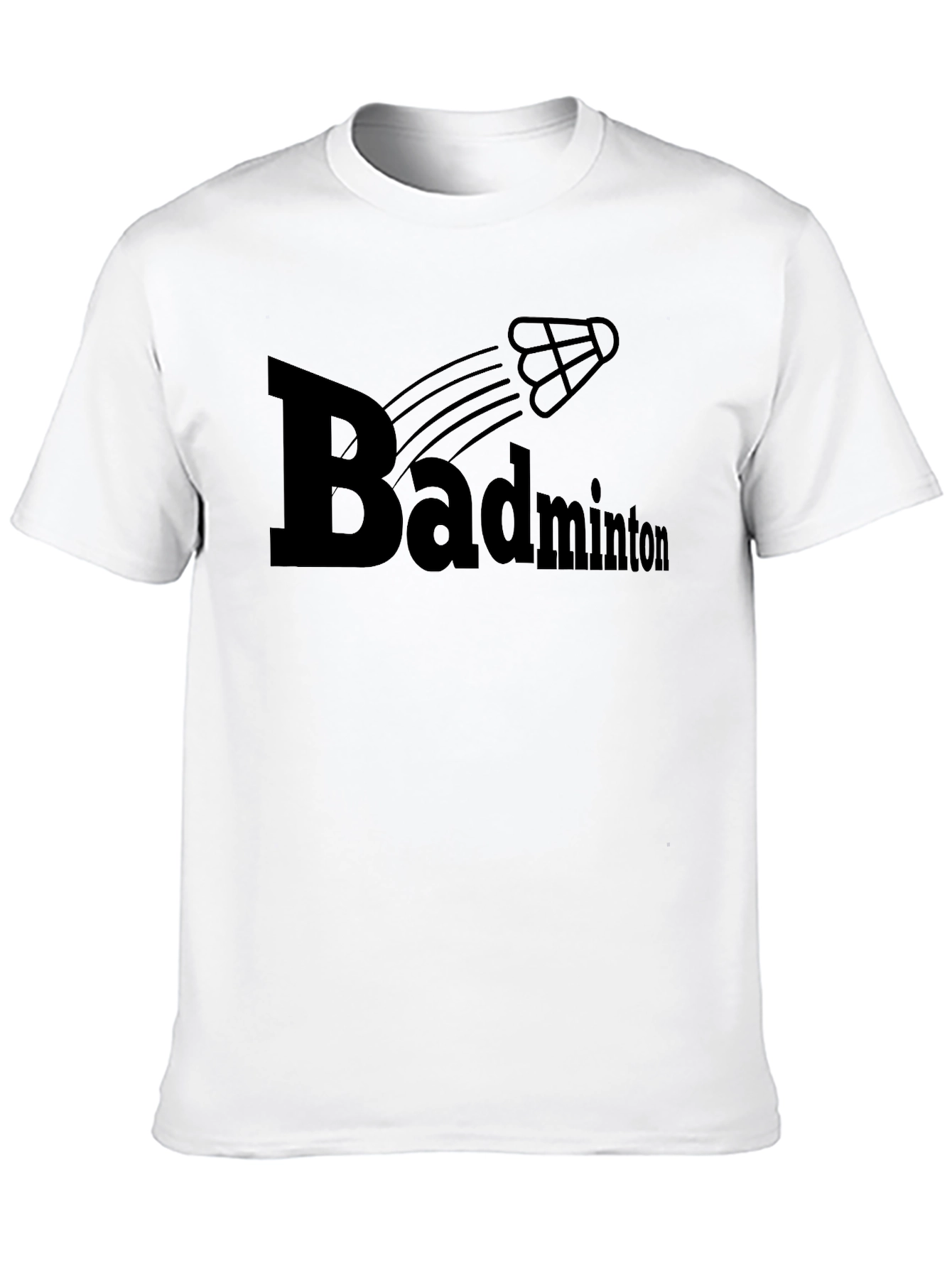 Badminton Graphic Tee - Sporty & Stylish