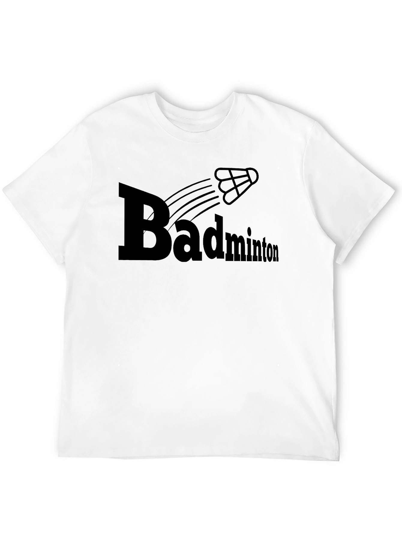 Badminton Graphic Tee - Sporty & Stylish