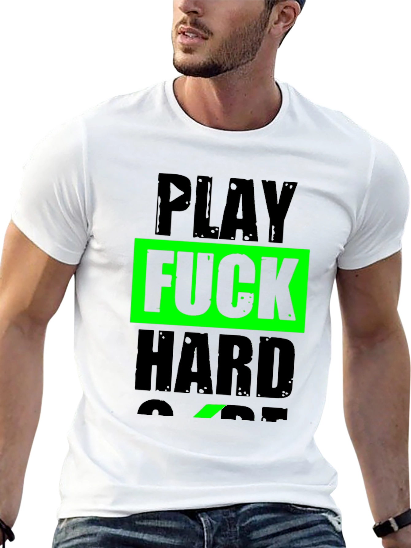 Play Hard Graphic T-Shirt
