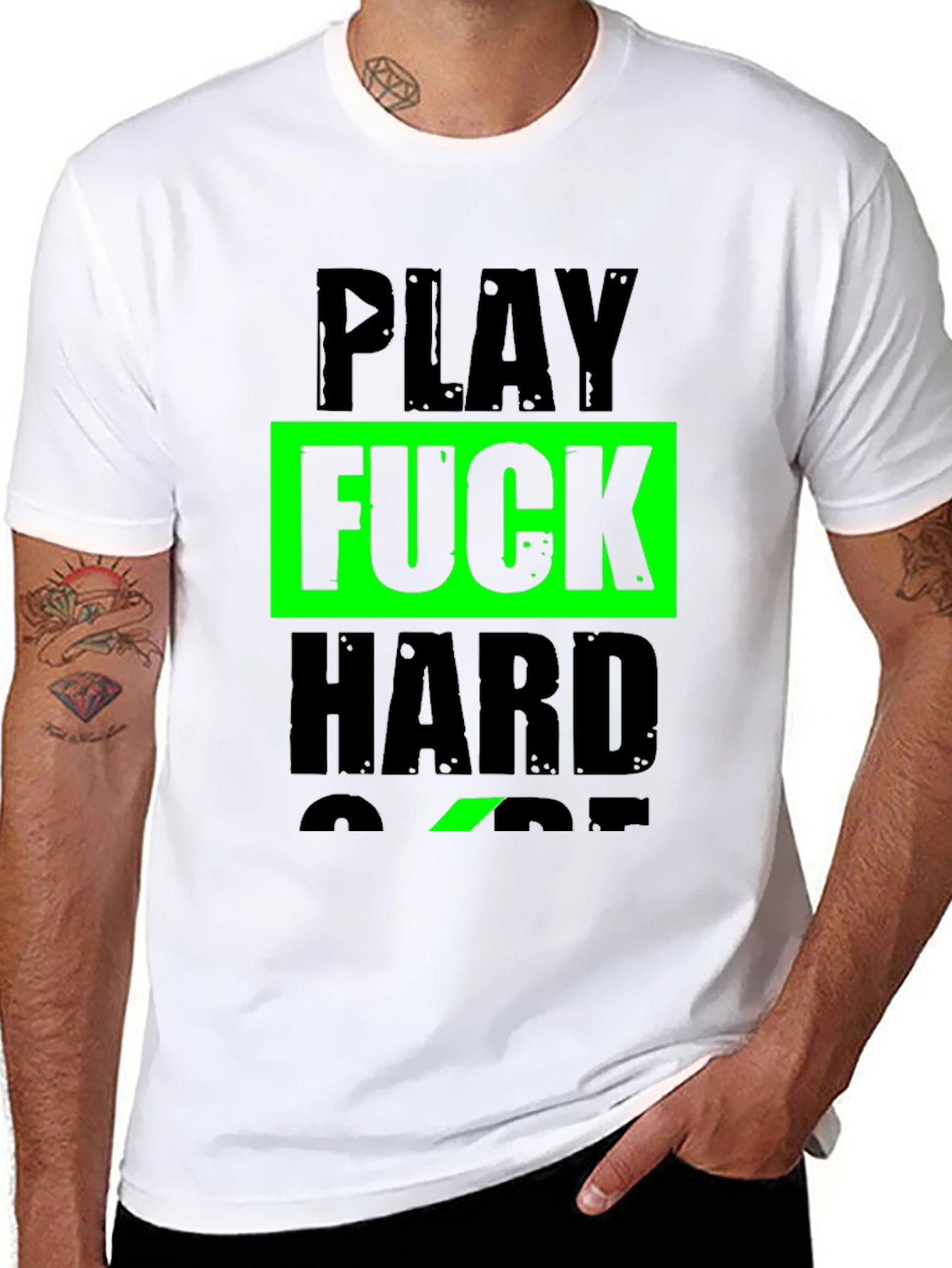 Play Hard Graphic T-Shirt