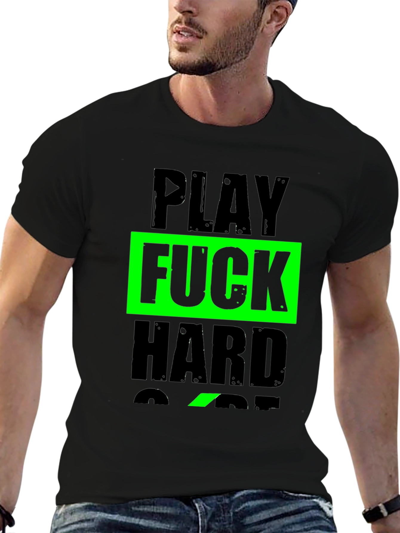 Play Hard Graphic T-Shirt