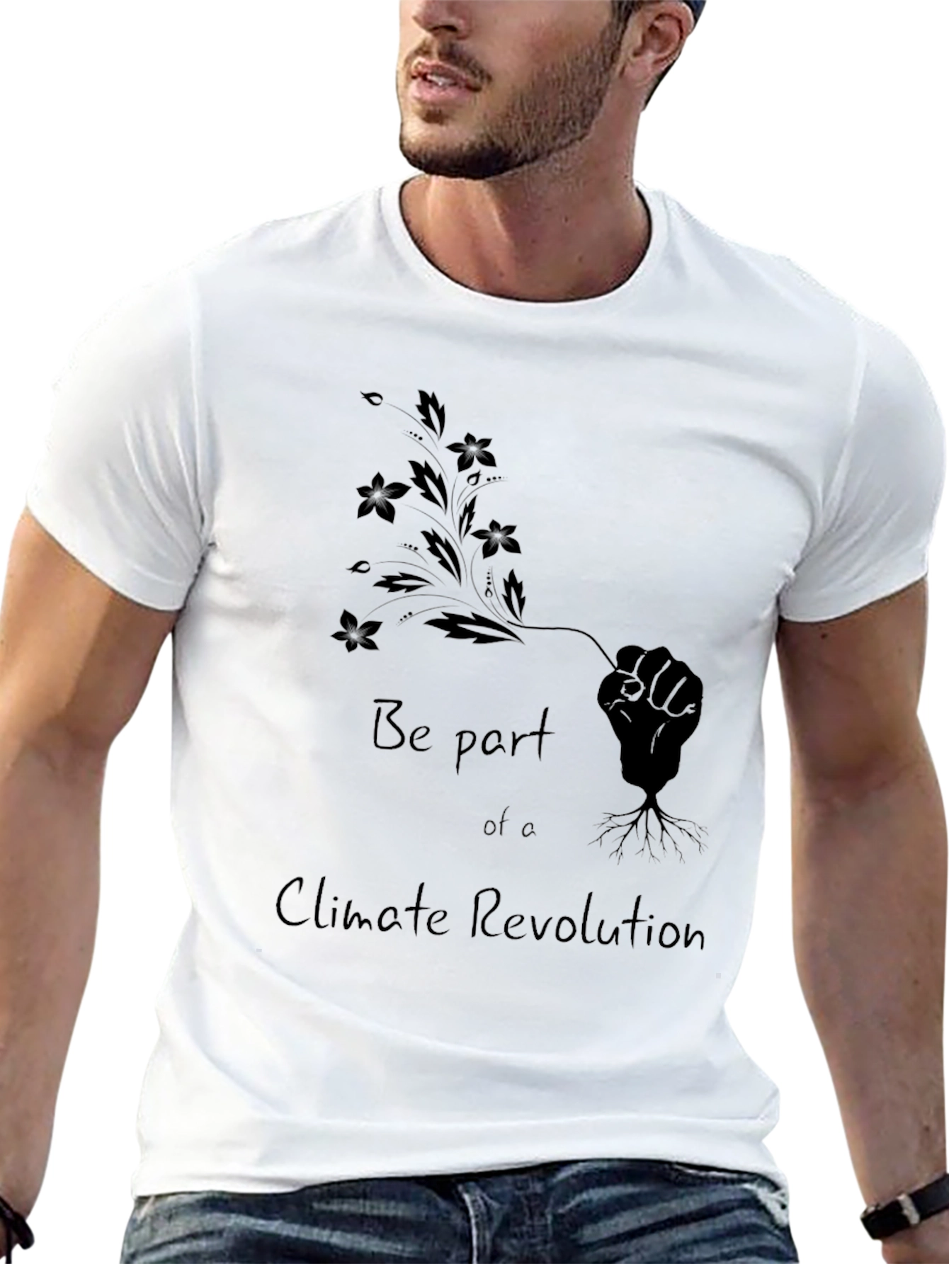 Climate Revolution Graphic Tee - Eco-Conscious Design