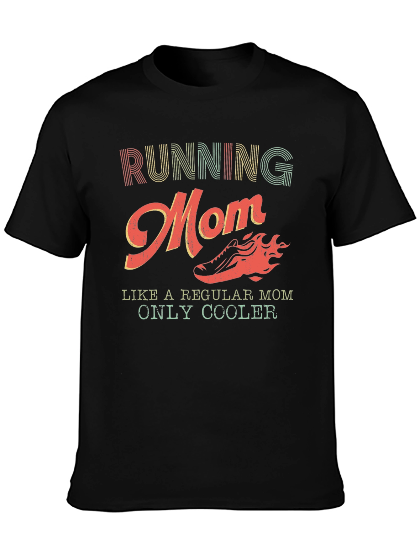 Running Mom Graphic Tee - Cool Mothers Day Gift