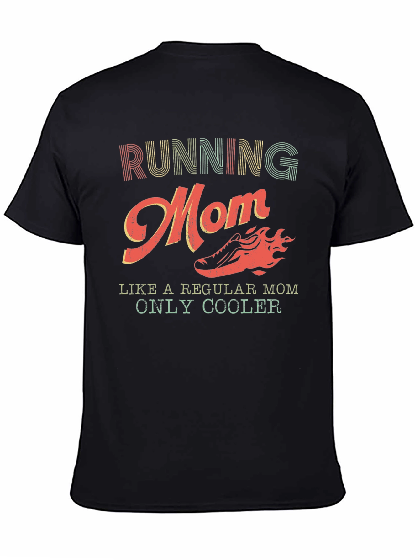 Running Mom Graphic Tee - Cool Mothers Day Gift