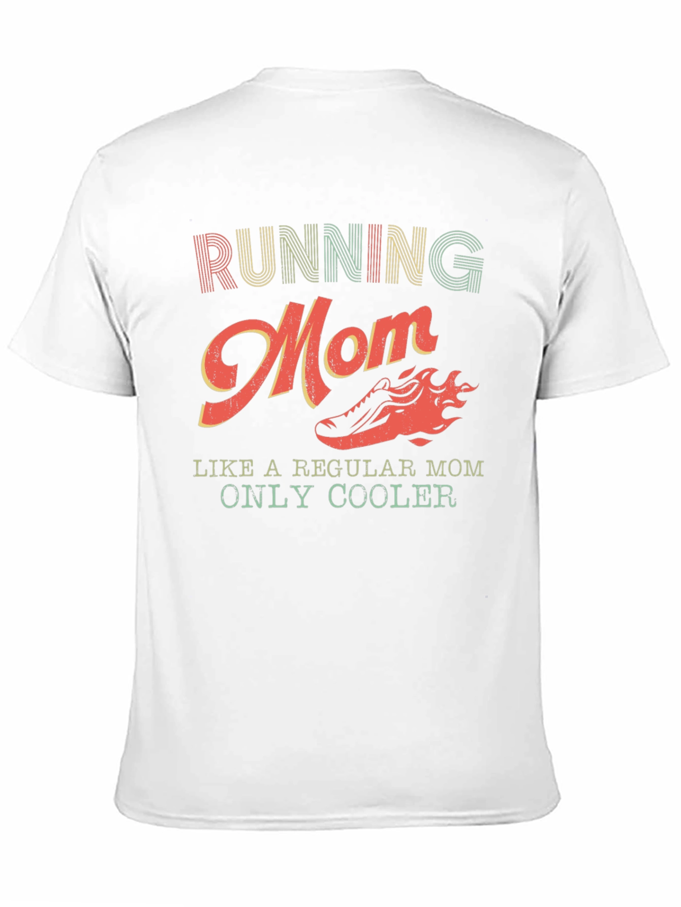 Running Mom Graphic Tee - Cool Mothers Day Gift