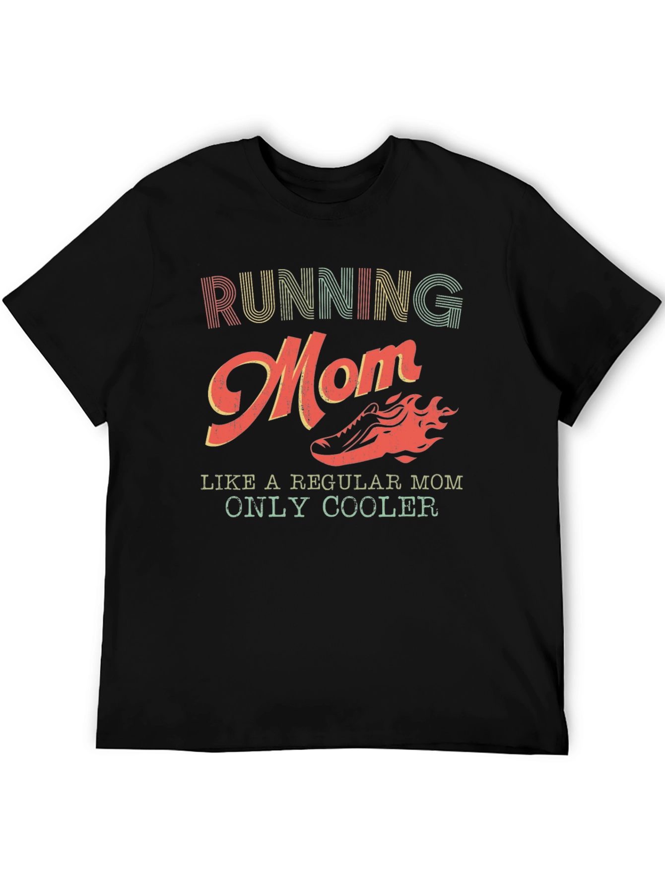 Running Mom Graphic Tee - Cool Mothers Day Gift