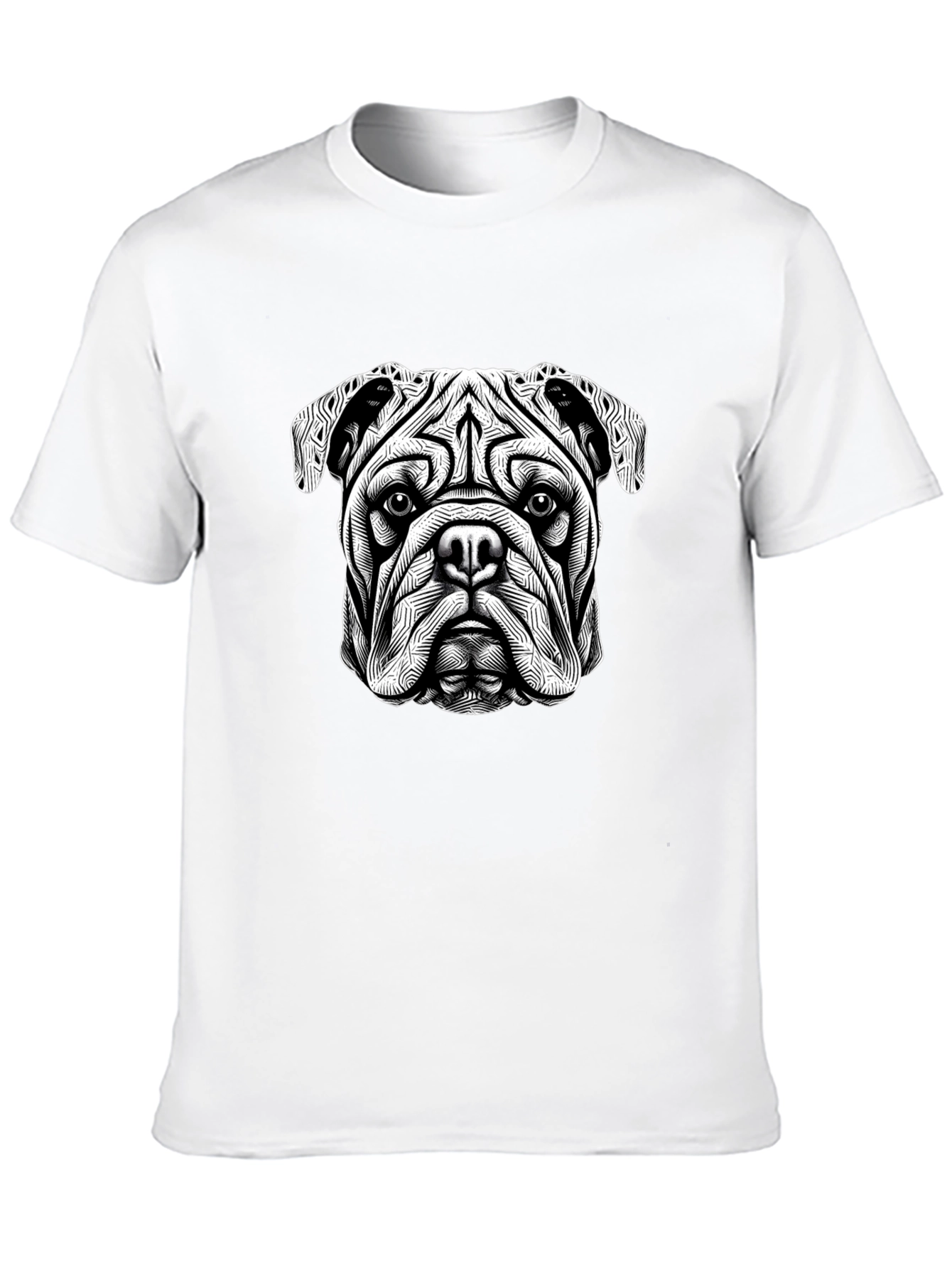Bold Bulldog Graphic Tee - Stylish Mens T-Shirt