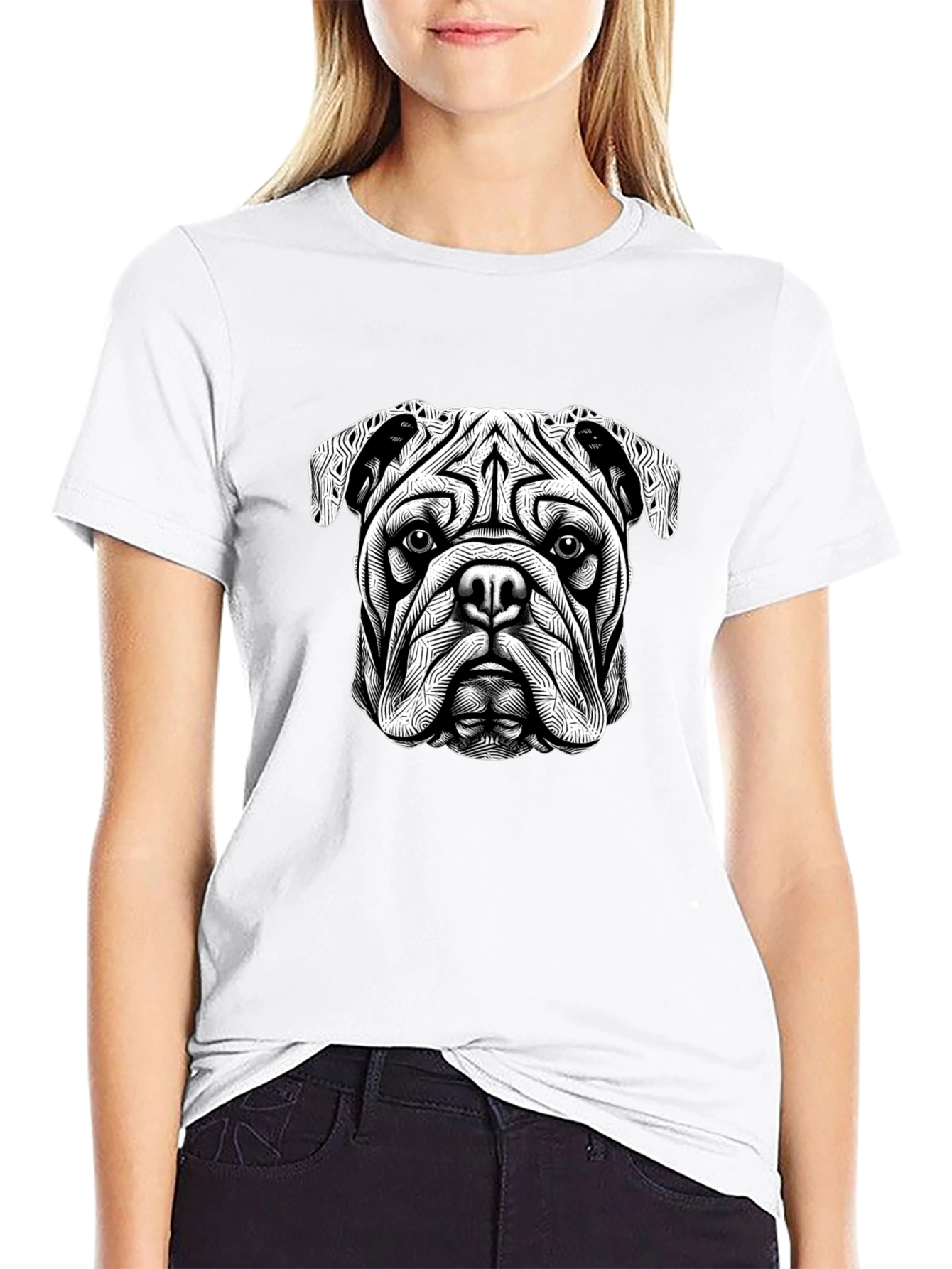 Bold Bulldog Graphic Tee - Stylish Mens T-Shirt