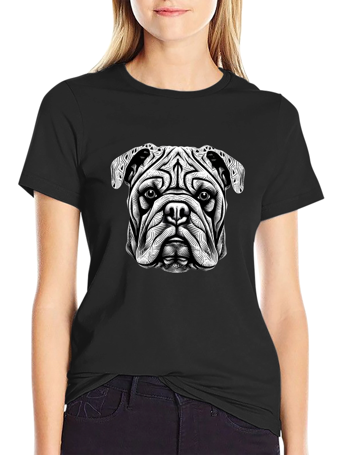 Bold Bulldog Graphic Tee - Stylish Mens T-Shirt