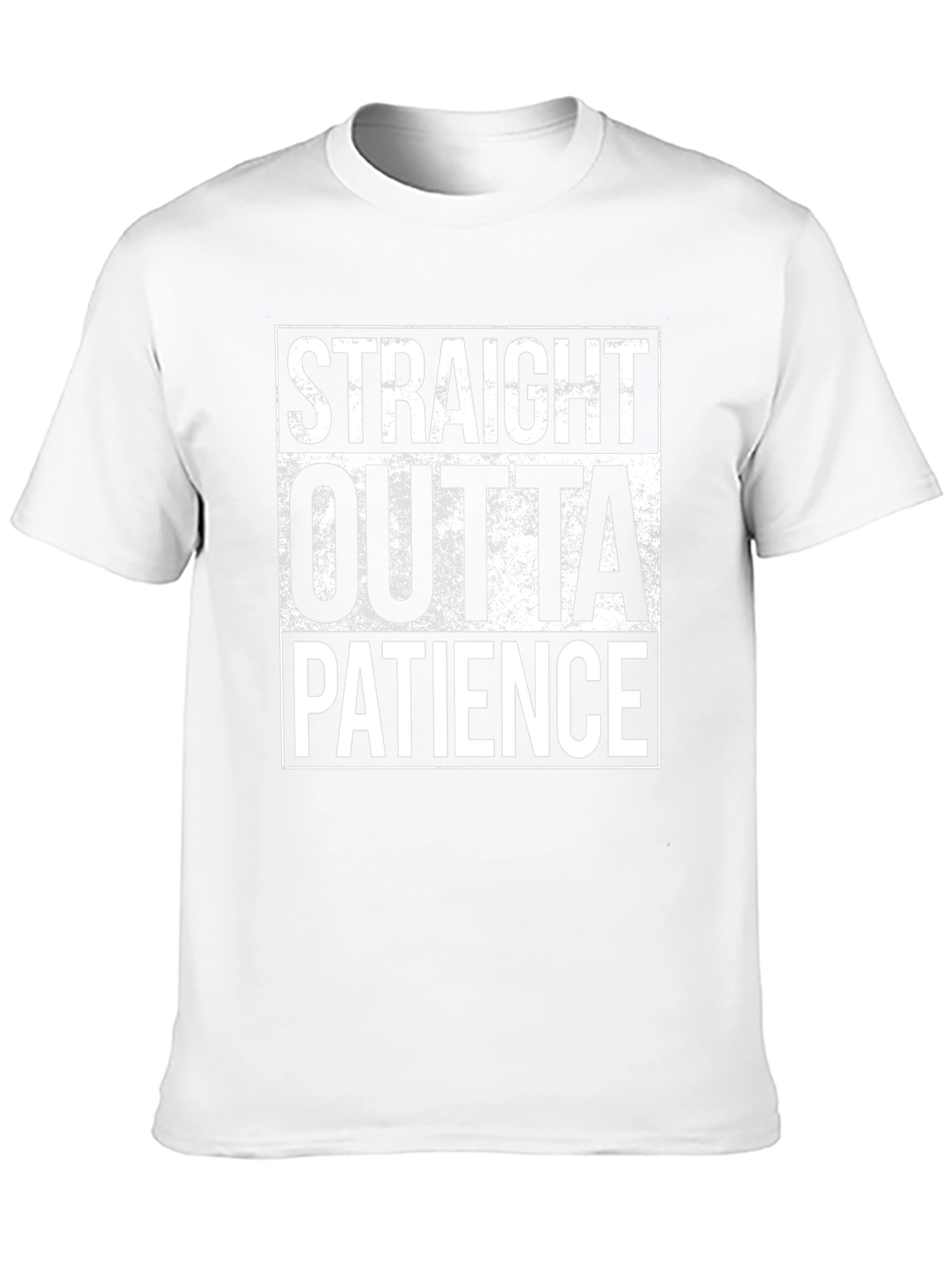 Straight Outta Patience Graphic Tee - Black