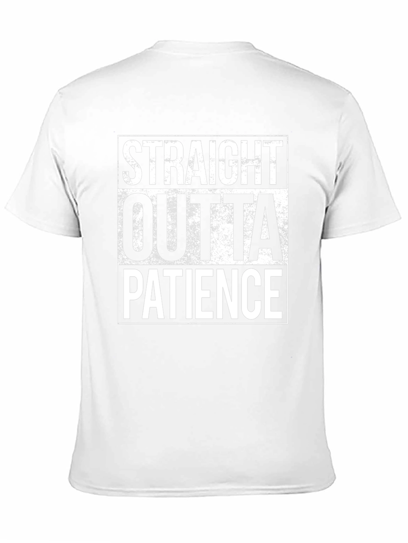Straight Outta Patience Graphic Tee - Black