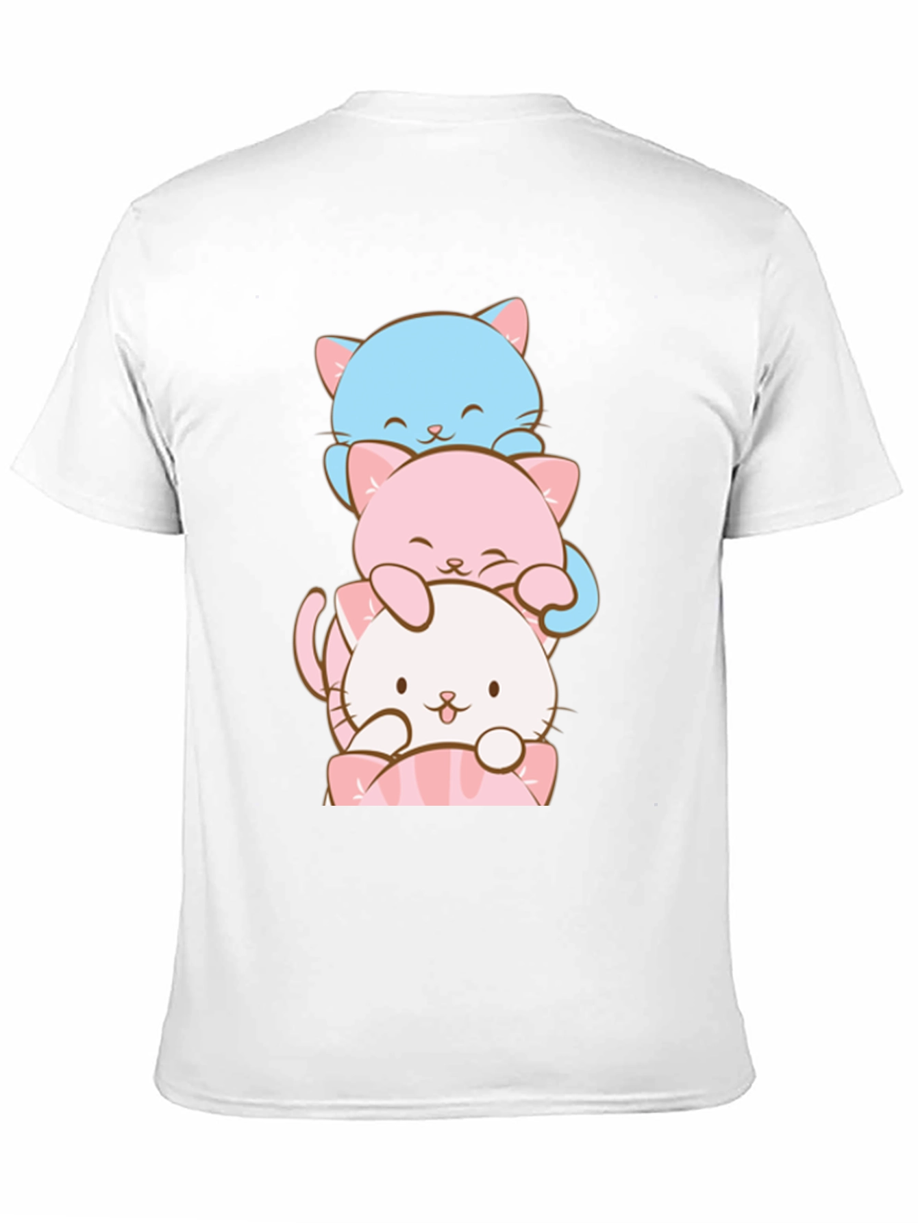 Stacked Cats Graphic T-Shirt - Soft Cotton Tee