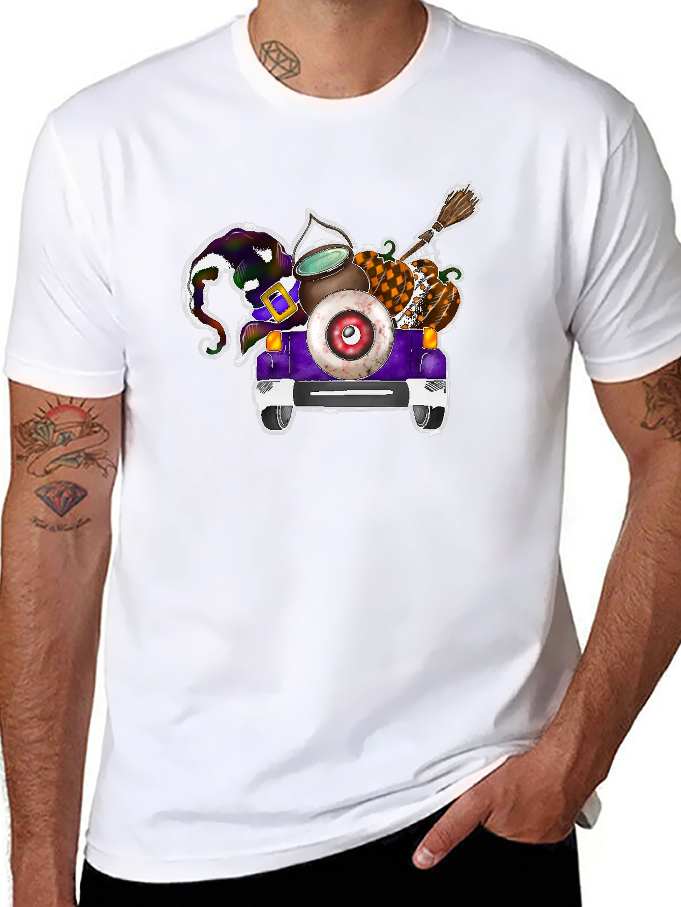 Halloween Jeep Graphic Tee