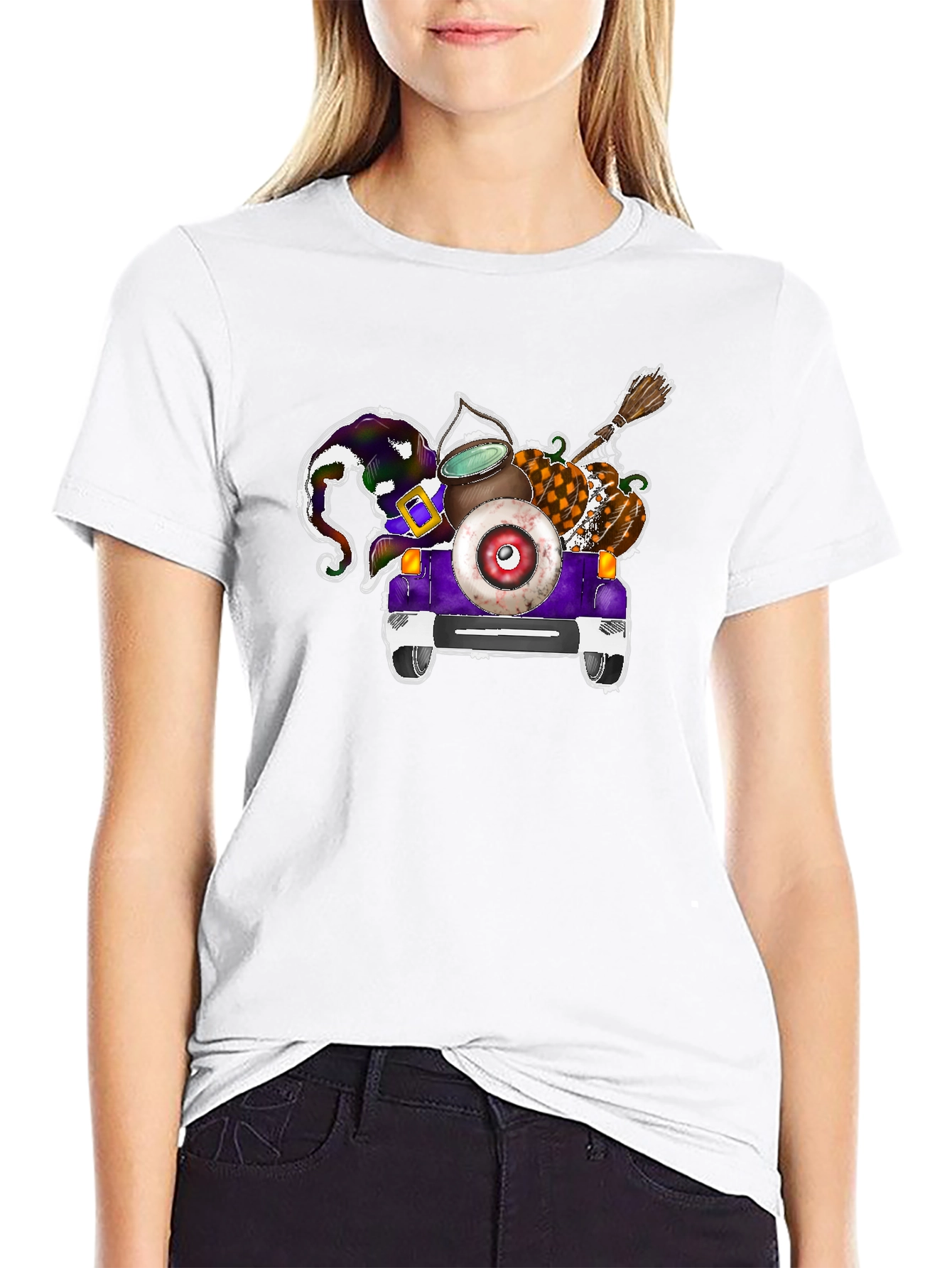 Halloween Jeep Graphic Tee