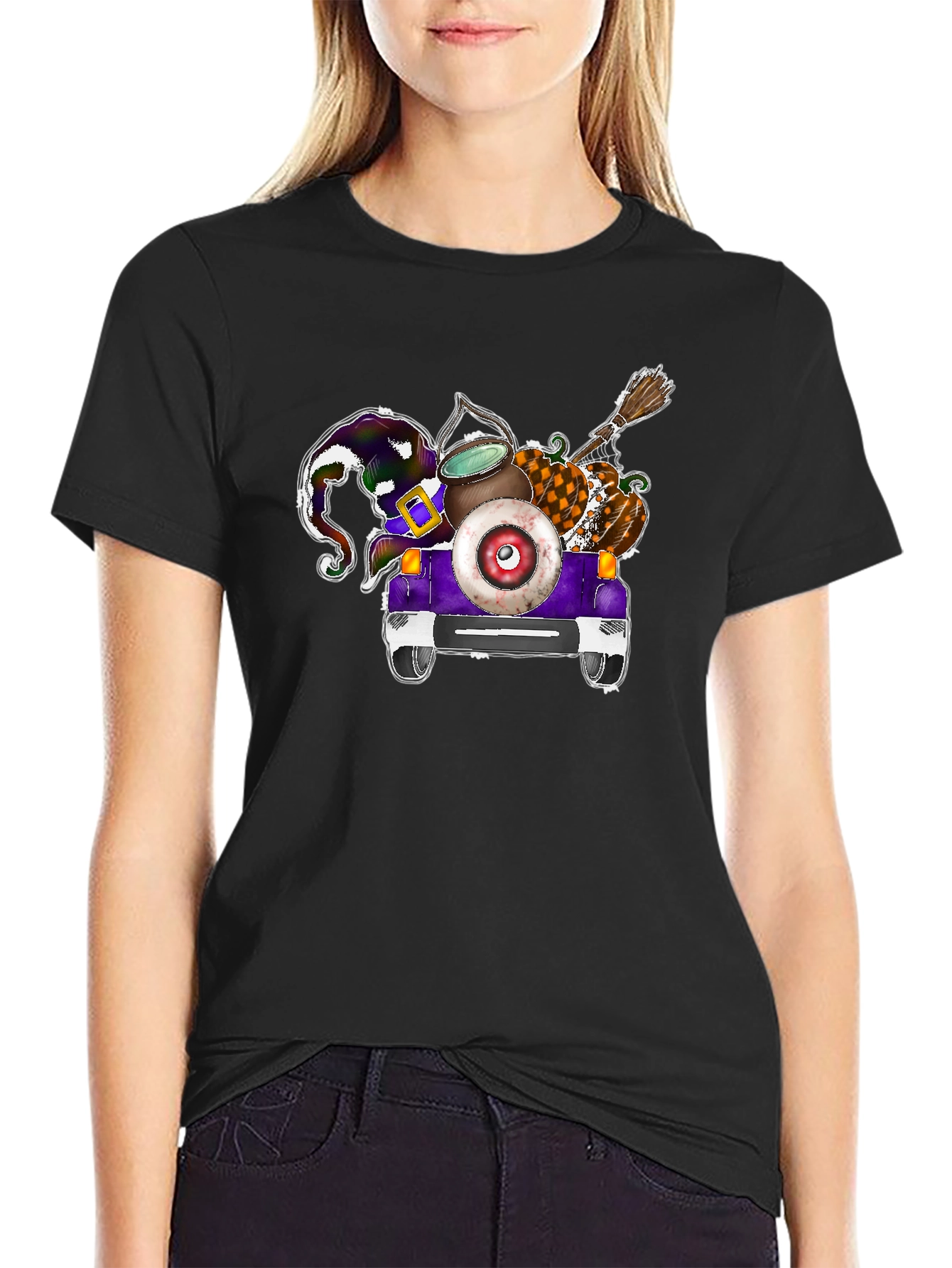 Halloween Jeep Graphic Tee