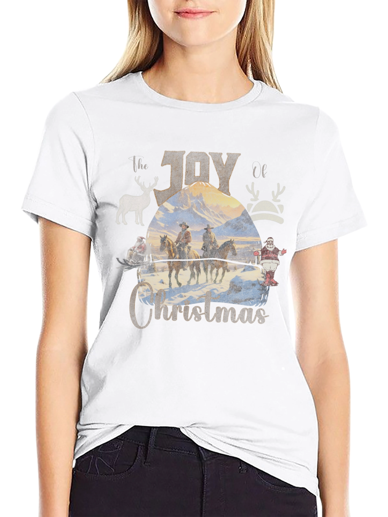Joy of Christmas Cowboy T-Shirt