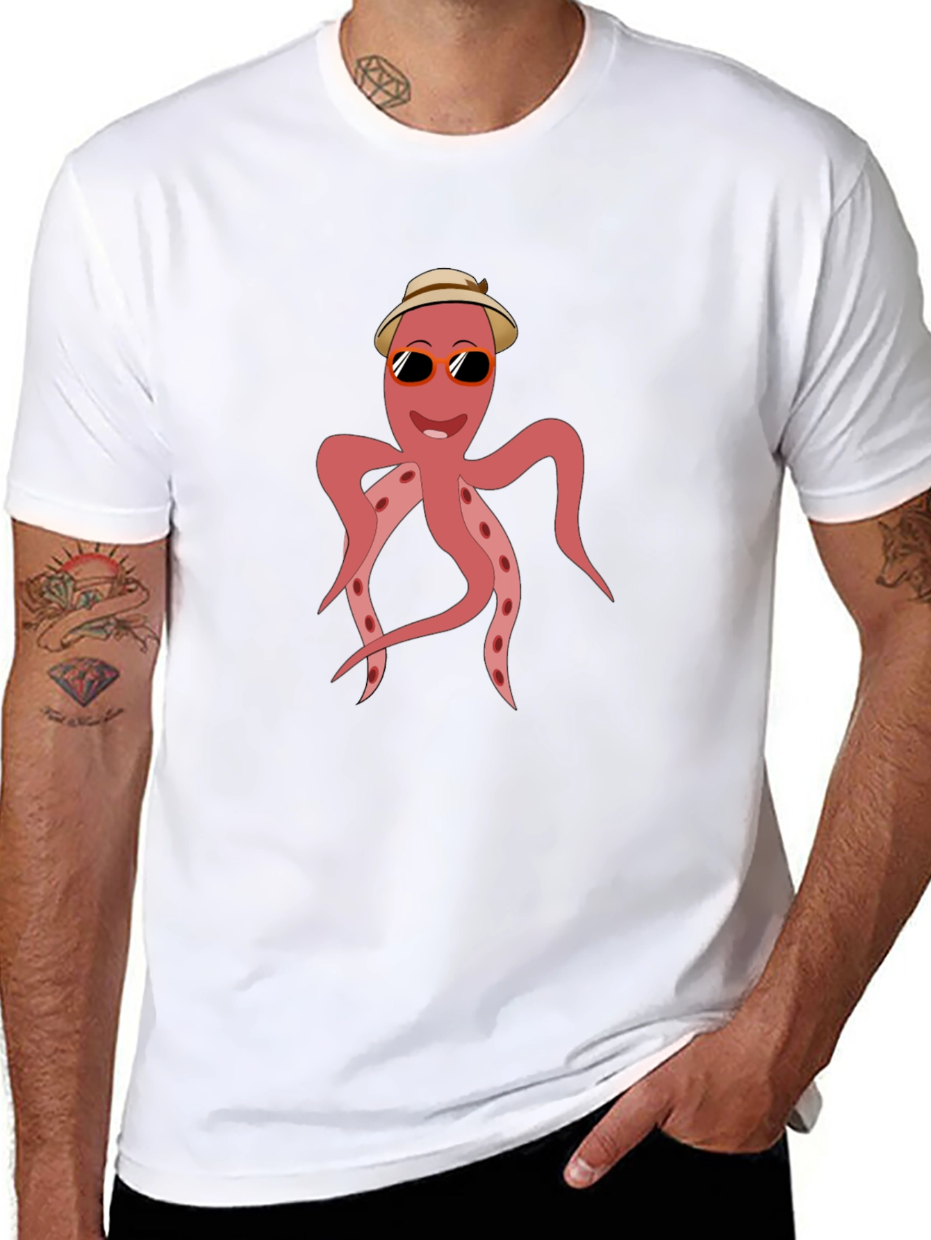 Cool Octopus T-Shirt - Summer Vibes