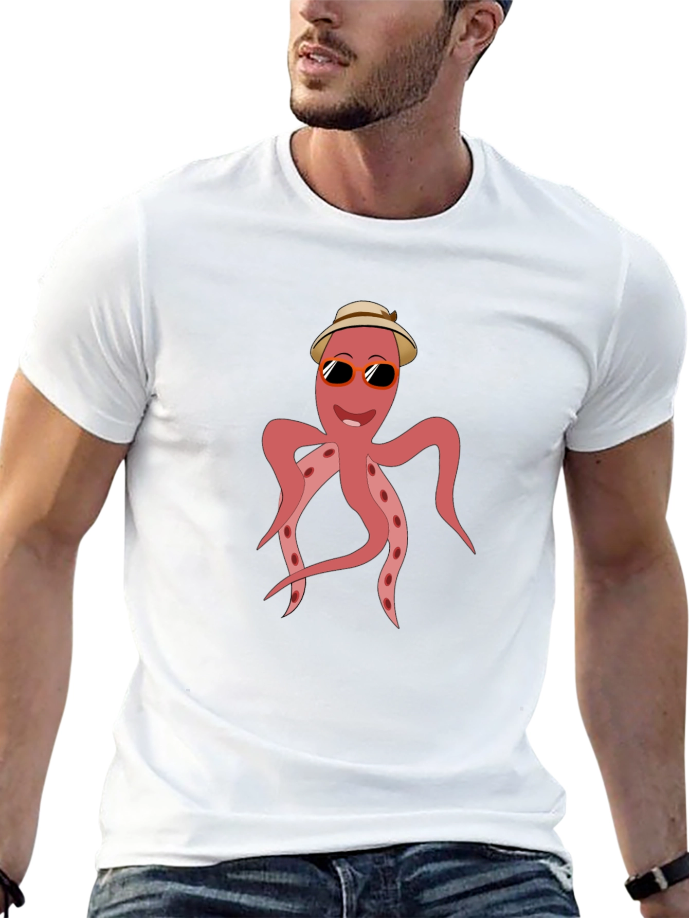 Cool Octopus T-Shirt - Summer Vibes