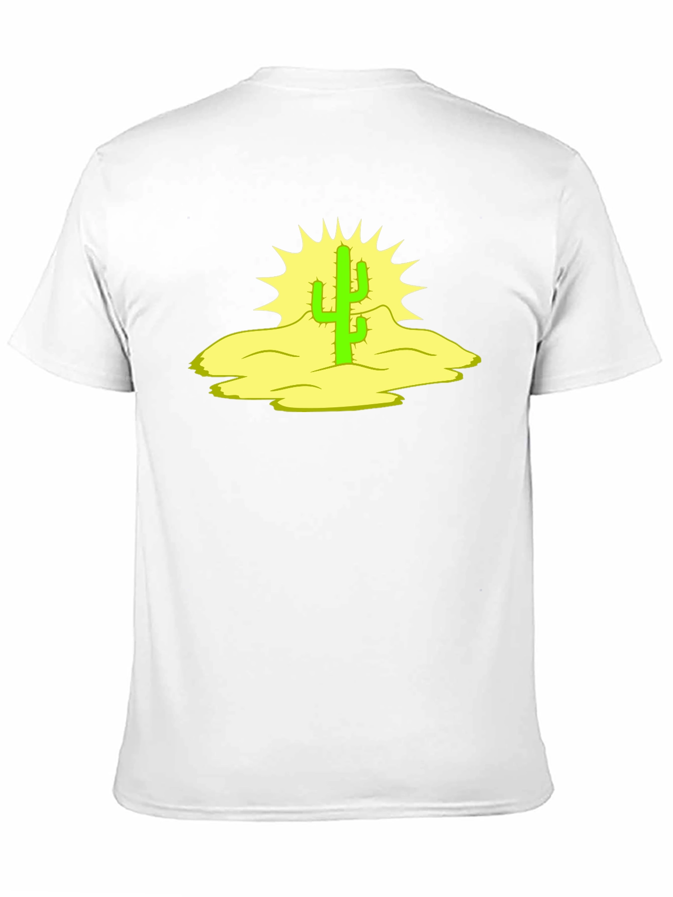 Cactus Graphic Black Tee - Desert Vibes