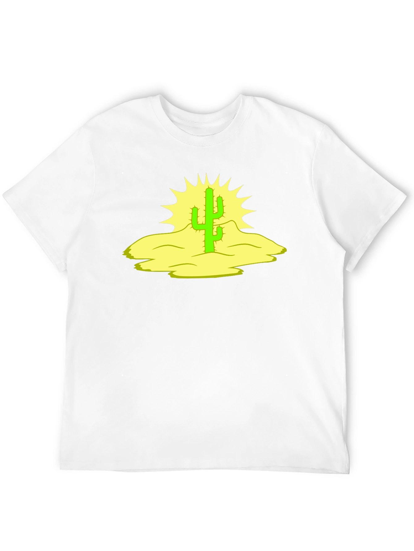 Cactus Graphic Black Tee - Desert Vibes
