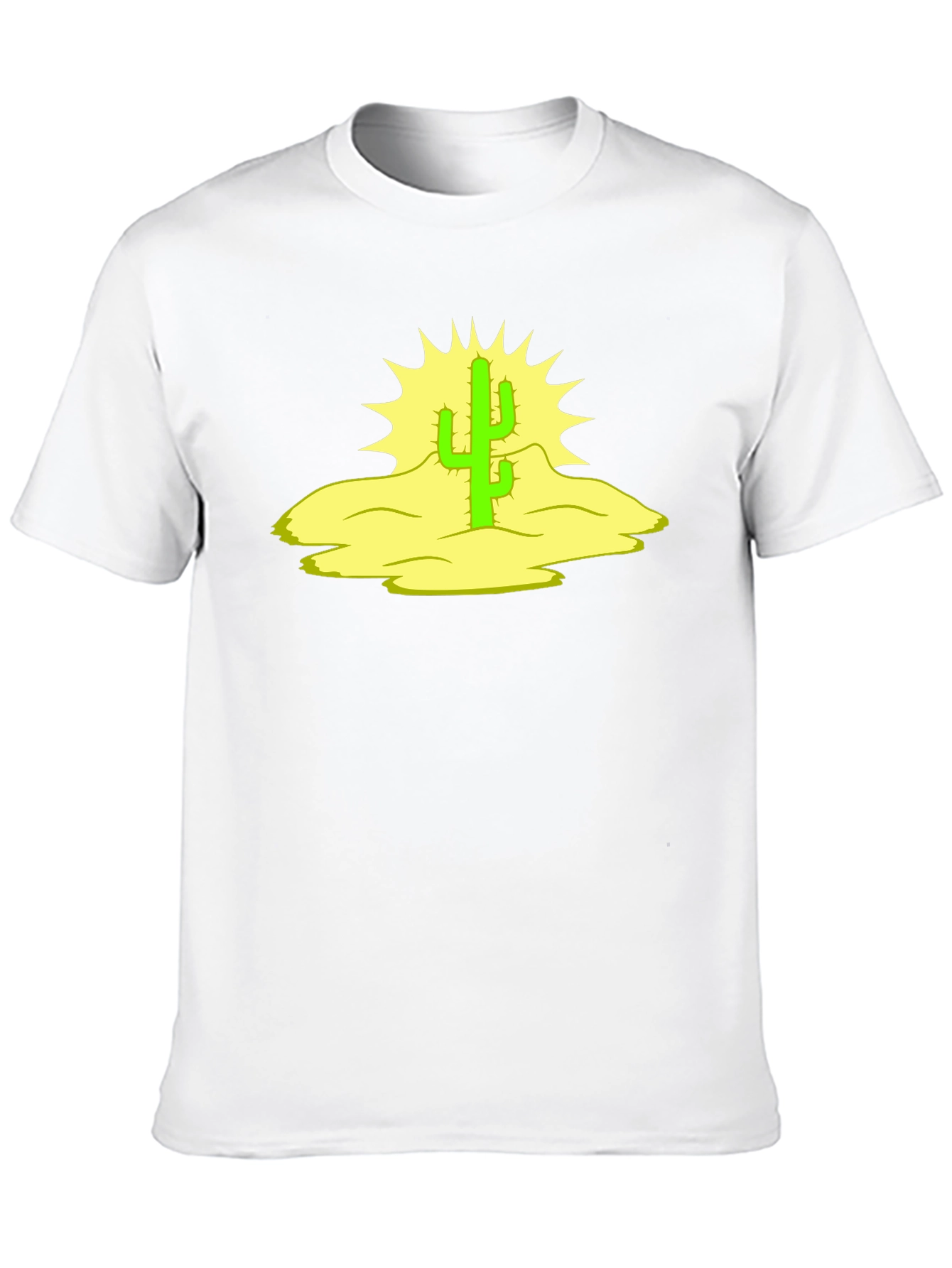 Cactus Graphic Black Tee - Desert Vibes