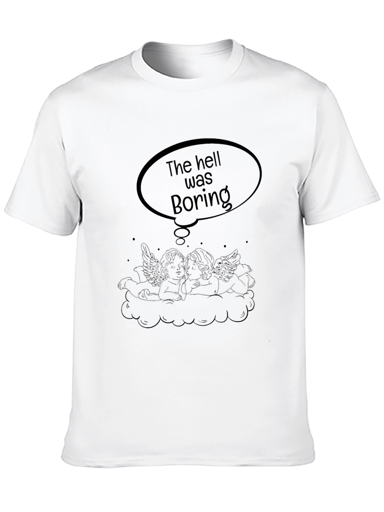 The Hell Was Boring Graphic T-Shirt