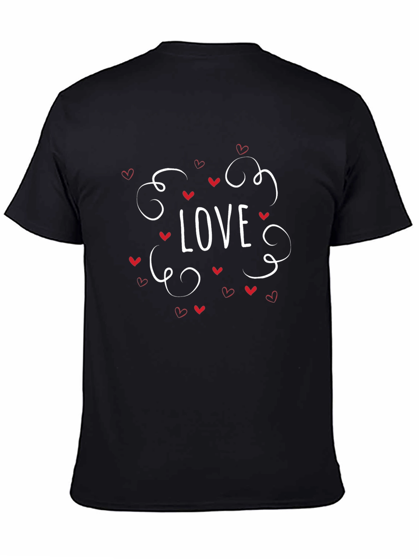 Love Graphic Tee - Black Casual T-Shirt