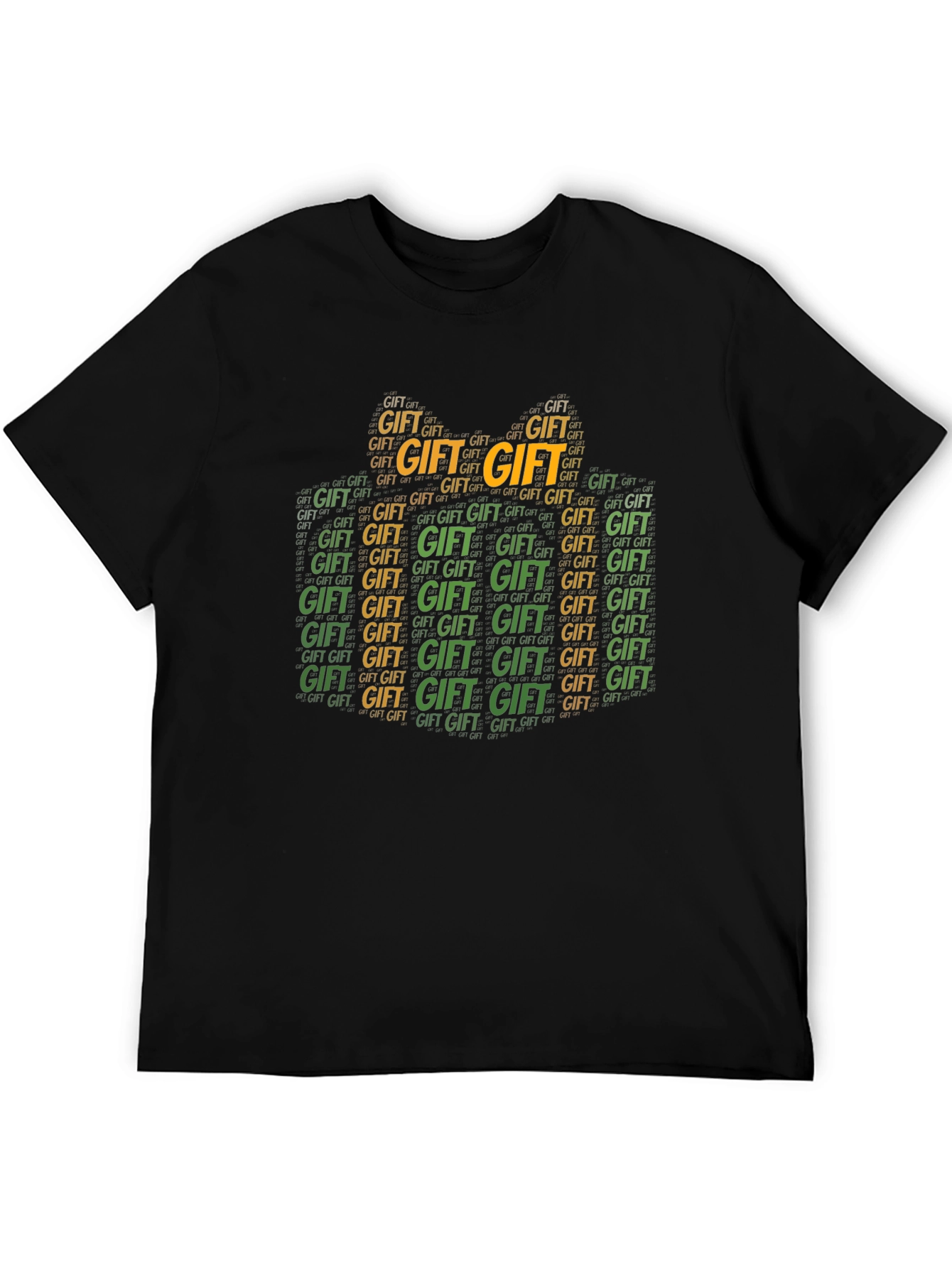 Gift Word Art Black T-Shirt