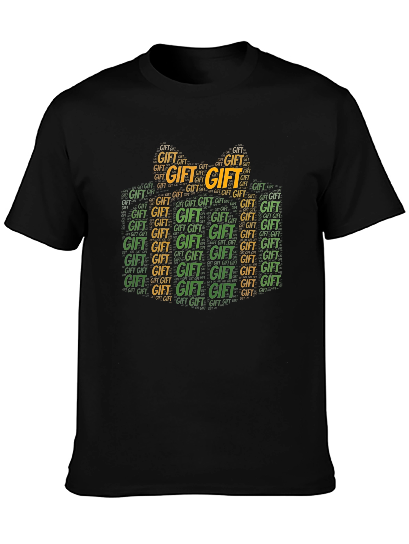 Gift Word Art Black T-Shirt
