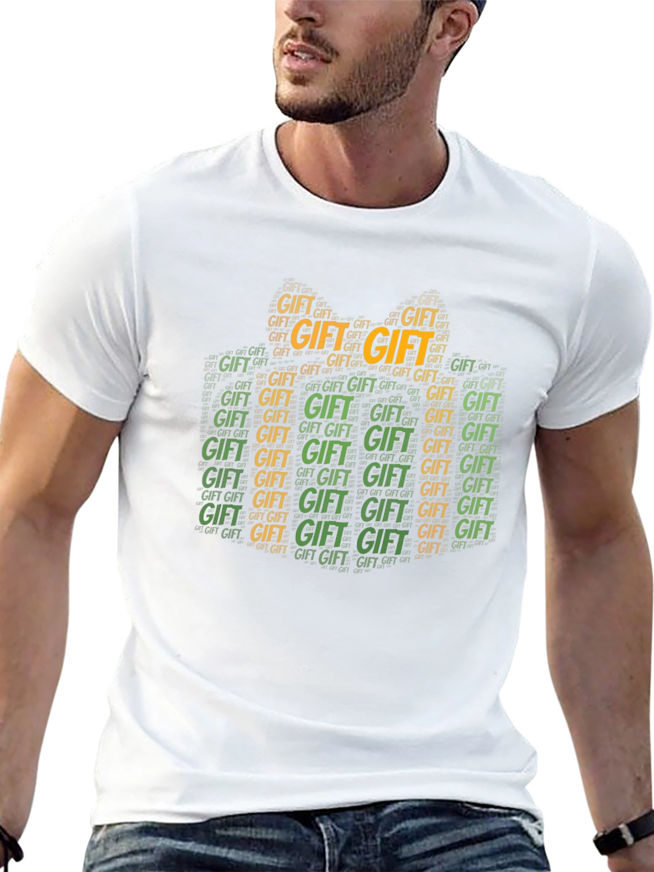 Gift Word Art Black T-Shirt