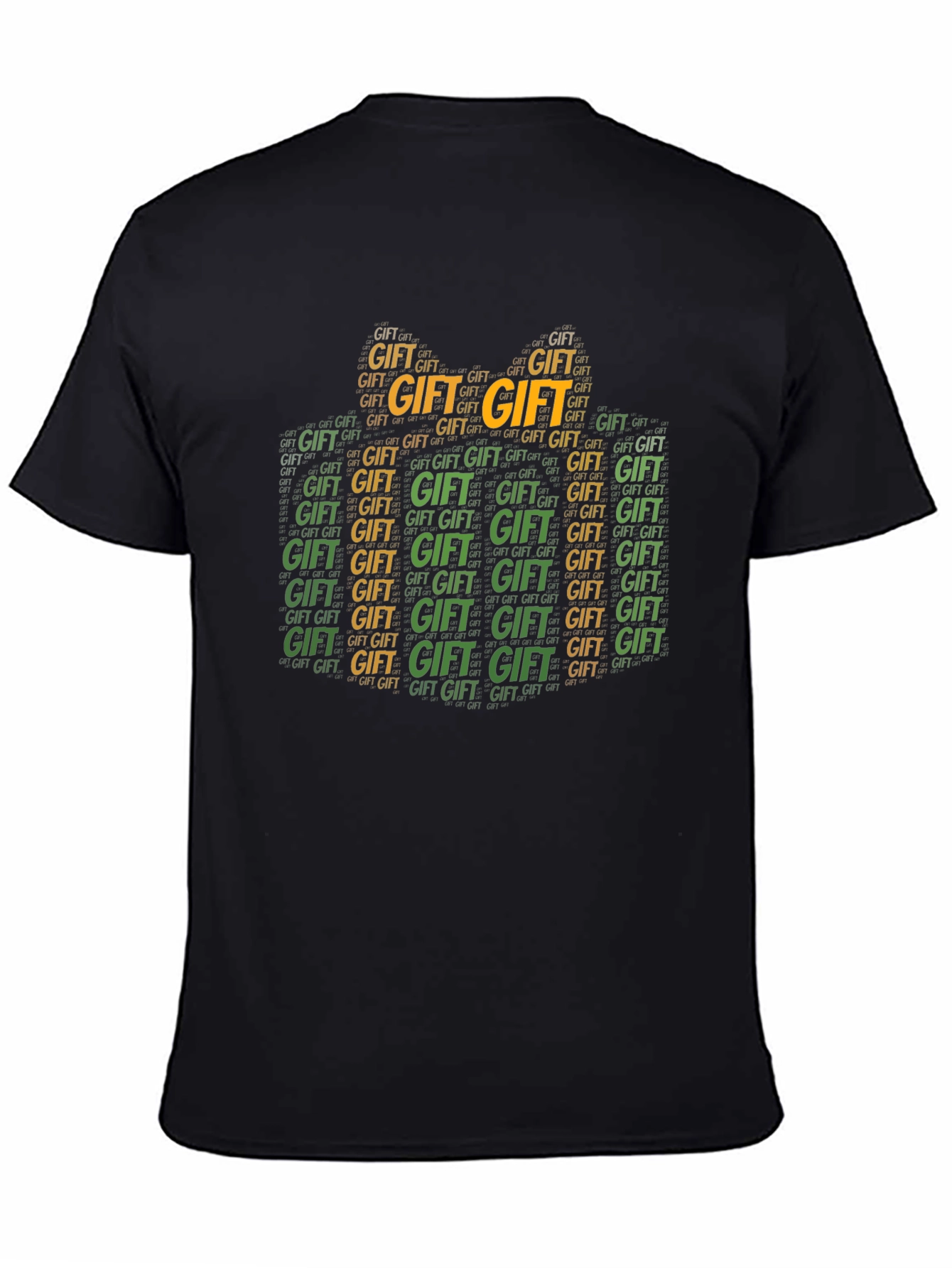 Gift Word Art Black T-Shirt