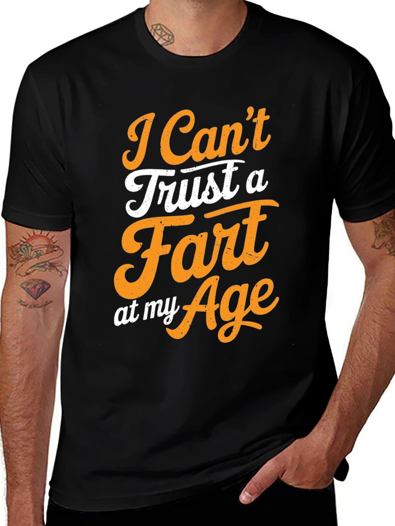 Funny I Cant Trust a Fart Graphic Tee