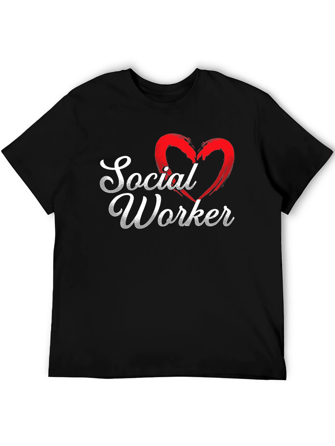 Social Worker Heart Graphic Tee