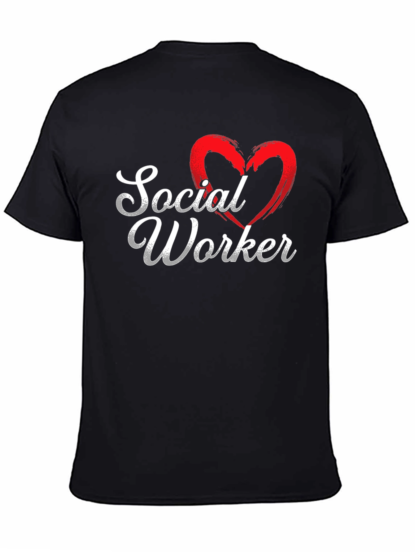 Social Worker Heart Graphic Tee