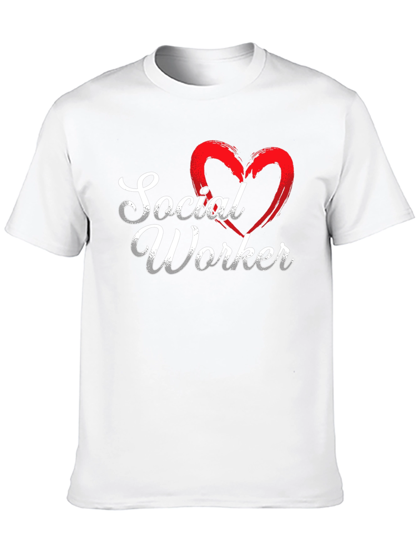 Social Worker Heart Graphic Tee