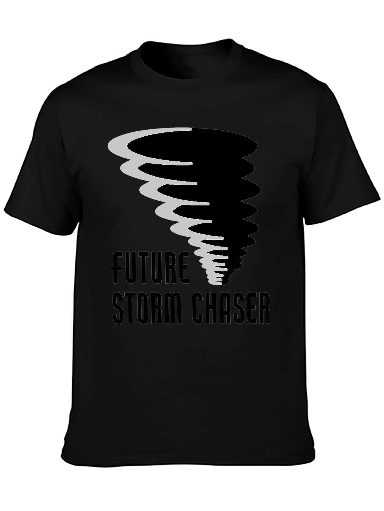 Future Storm Chaser Black Graphic Tee