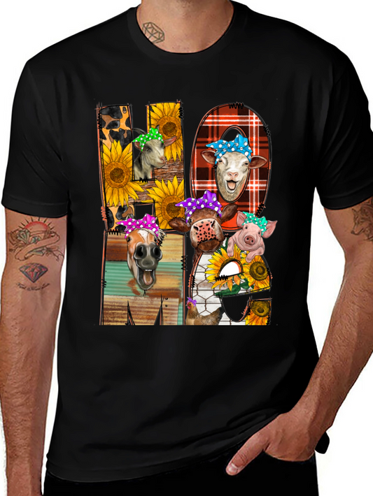 Farm Animal Mama T-Shirt - Cute Graphic Tee