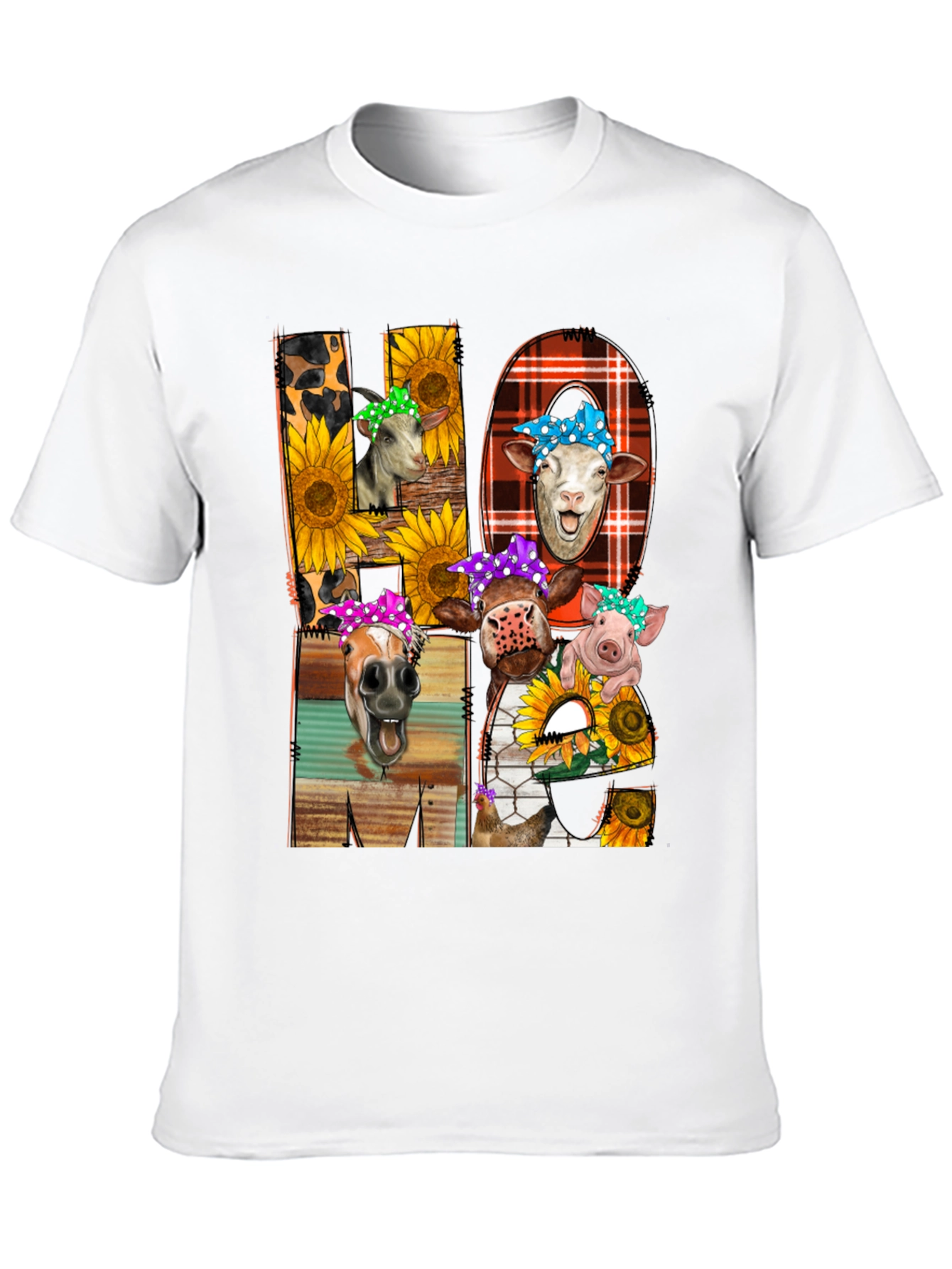 Farm Animal Mama T-Shirt - Cute Graphic Tee