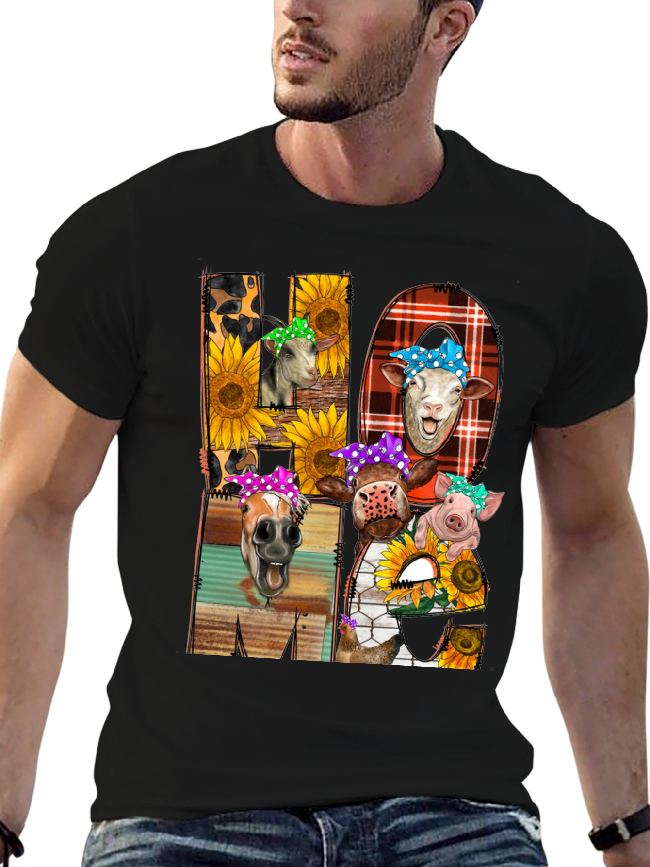 Farm Animal Mama T-Shirt - Cute Graphic Tee