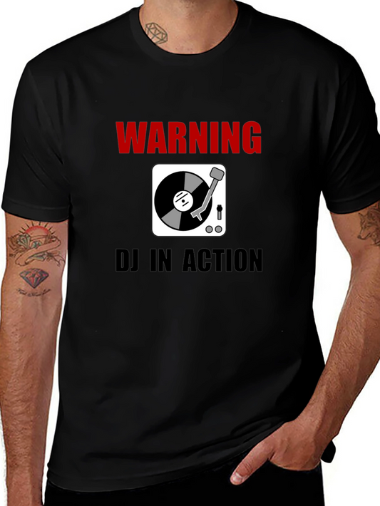 Warning DJ In Action T-Shirt